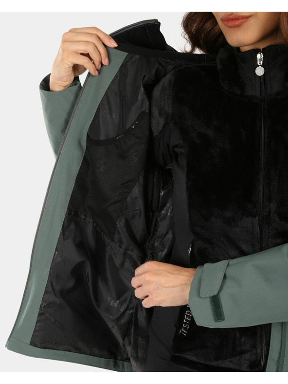 Kilpi Dámský outdoorový kabát Kilpi Khaki