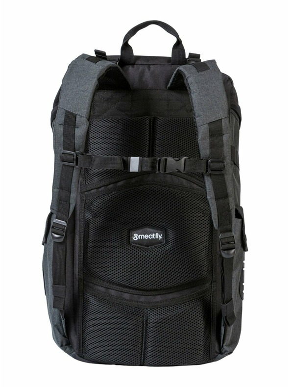 Meatfly Meatfly batoh Scintilla Charcoal/Black 26 L | Černá | Objem 26 L