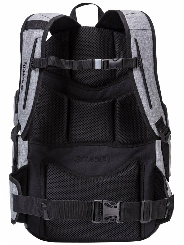 Meatfly Meatfly batoh Wanderer - Heather Grey | Šedá | Objem 28 L