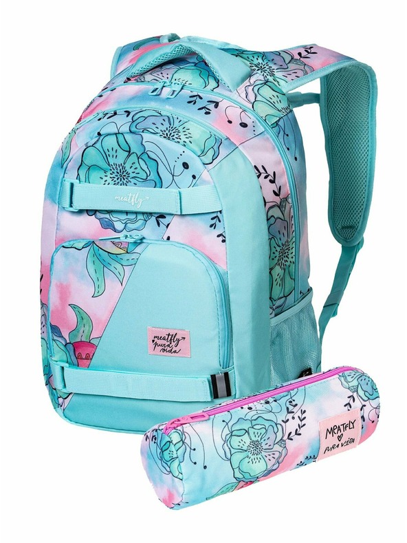 Meatfly Meatfly batoh Exile Mint Flowers 24 L