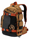 Meatfly Meatfly batoh Wanderer Latte Heather/Charcoal Heather 28 L | Hnědá | Objem 28 L