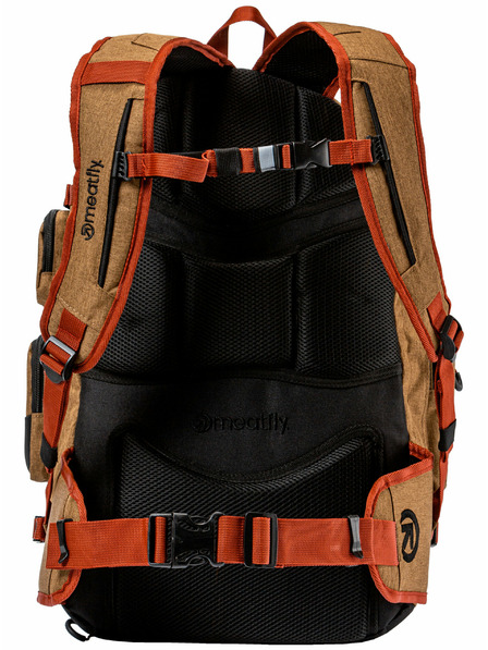 Meatfly Meatfly batoh Wanderer Latte Heather/Charcoal Heather 28 L | Hnědá | Objem 28 L
