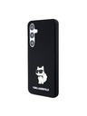 Karl Lagerfeld Karl Lagerfeld Liquid Silicone Choupette NFT Zadní Kryt pro Samsung Galaxy S24+ Black