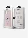 Karl Lagerfeld Zadní kryt pro iPhone 14 Karl Lagerfeld Liquid Silicone Karl and Choupette Magsafe