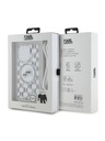 Karl Lagerfeld Karl Lagerfeld IML Monogram Crossbody K&CH Heads MagSafe Zadní Kryt pro iPhone 15 Pro Max Transparent