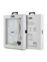 Karl Lagerfeld Karl Lagerfeld IML Crossbody Karl Head MagSafe Zadní Kryt pro iPhone 15 Pro Max Transparent