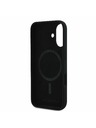 Karl Lagerfeld Karl Lagerfeld Liquid Silicone Double Heads MagSafe Zadní Kryt pro iPhone 16 Plus Black