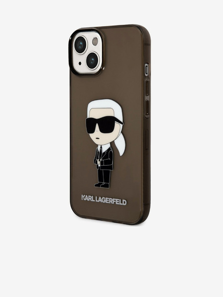 Karl Lagerfeld Karl Lagerfeld IML Ikonik NFT Zadní Kryt pro iPhone 14 Plus Black