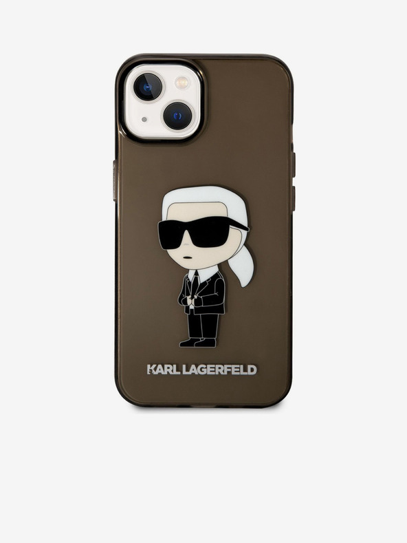 Karl Lagerfeld Karl Lagerfeld IML Ikonik NFT Zadní Kryt pro iPhone 14 Plus Black