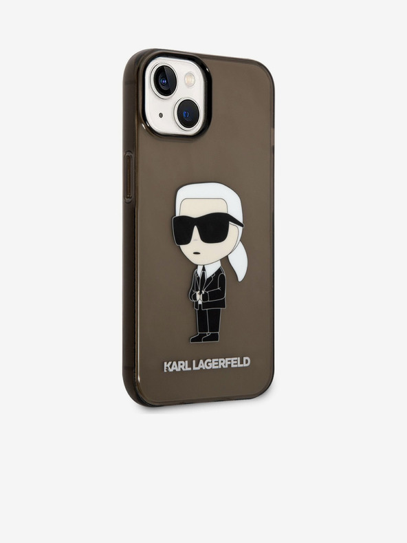 Karl Lagerfeld Karl Lagerfeld IML Ikonik NFT Zadní Kryt pro iPhone 14 Plus Black