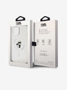 Karl Lagerfeld Karl Lagerfeld IML Glitter Karl and Choupette MagSafe Zadní Kryt pro iPhone 15 Transparent