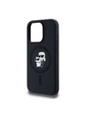 Karl Lagerfeld Karl Lagerfeld Liquid Silicone Karl and Choupette Magsafe Zadní Kryt pro iPhone 15 Pro Black