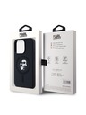 Karl Lagerfeld Karl Lagerfeld Liquid Silicone Karl and Choupette Magsafe Zadní Kryt pro iPhone 15 Pro Black