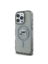 Karl Lagerfeld Karl Lagerfeld IML K&CH Heads Metal Frame MagSafe Zadní Kryt pro iPhone 16 Pro Max Black