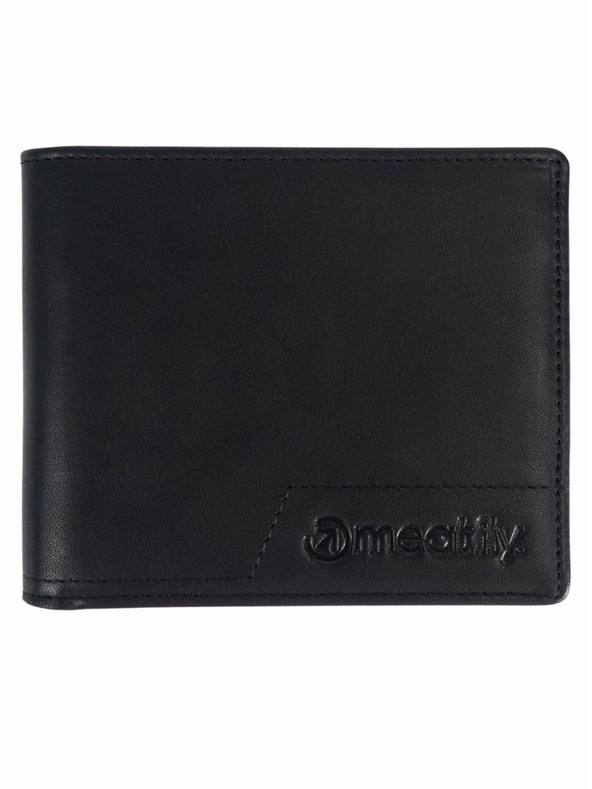 Meatfly Meatfly kožená peněženka Eliot Premium Black | Černá | Velikost