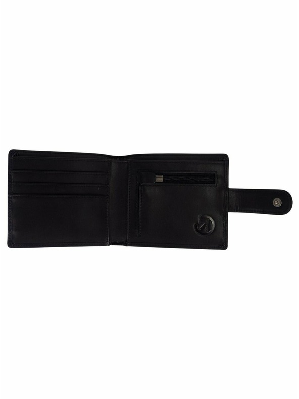 Meatfly Meatfly kožená peněženka Nathan Premium Black | Černá | Velikost