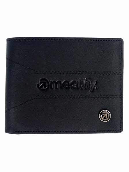 Meatfly Meatfly kožená peněženka Zac Premium Black | Černá | Velikost