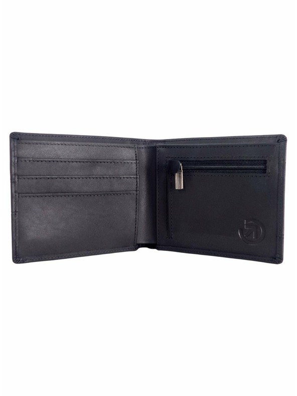 Meatfly Meatfly kožená peněženka Zac Premium Black | Černá | Velikost