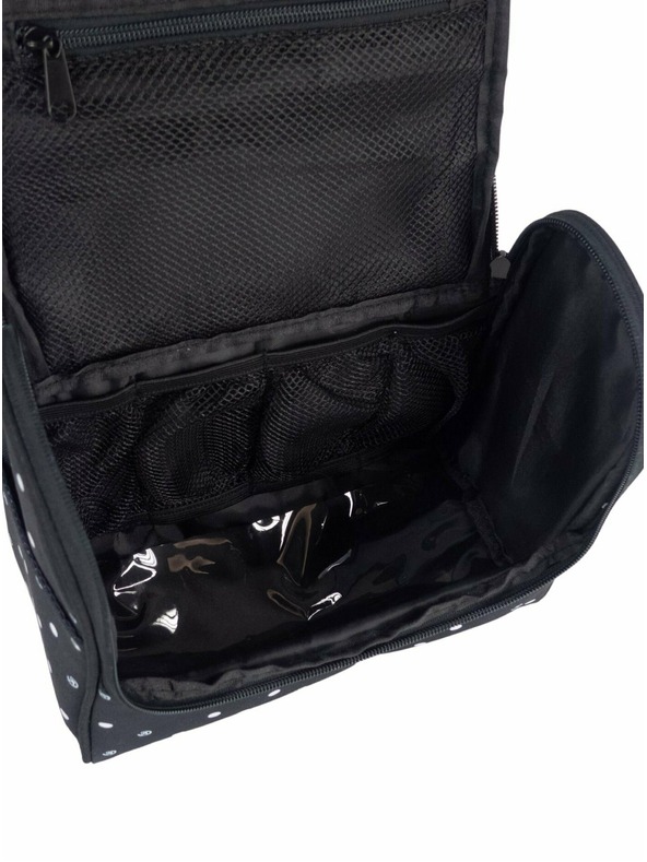 Meatfly Meatfly toaletní taška Cara Black Dots