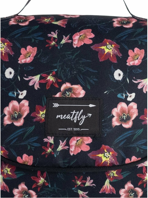 Meatfly Meatfly toaletní taška Cara Hibiscus | Černá | Velikost