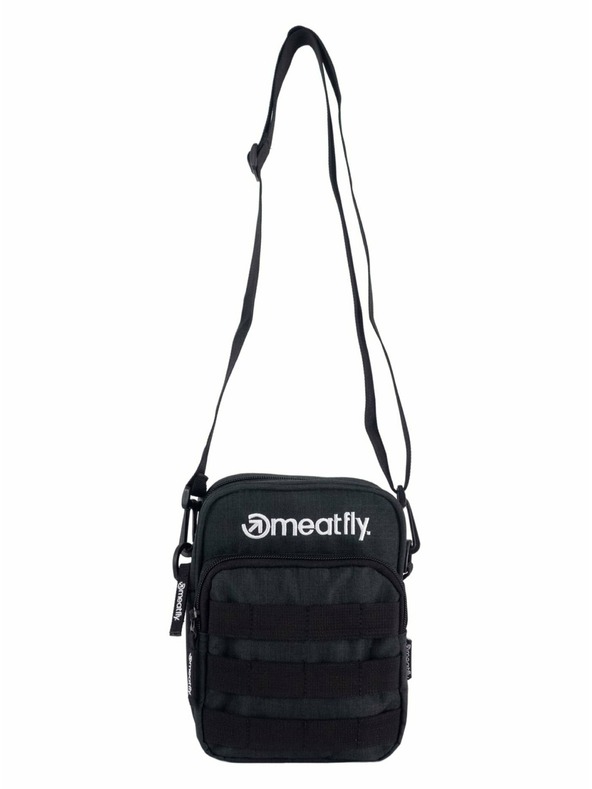 Meatfly Meatfly pánská kabelka Hardy Charcoal | Šedá | Objem 1,5 L