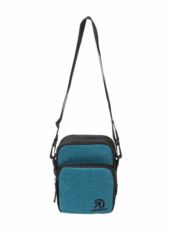 Meatfly Meatfly pánská kabelka Hardy Petrol Heather | Modrá | Objem 1,5 L