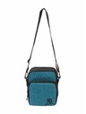 Meatfly Meatfly pánská kabelka Hardy Petrol Heather | Modrá | Objem 1,5 L