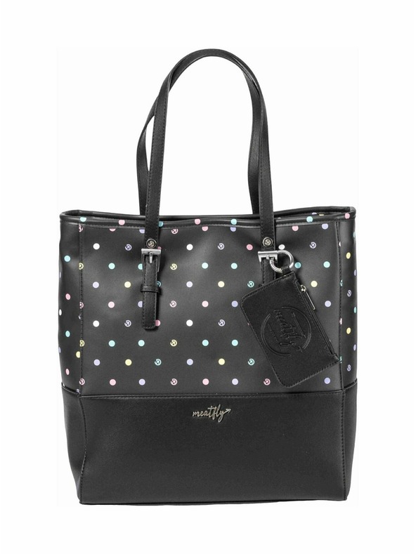 Meatfly Meatfly kabelka Slima Color Dots | Puntíky | Objem 12 L