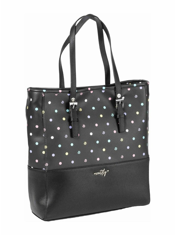 Meatfly Meatfly kabelka Slima Color Dots | Puntíky | Objem 12 L