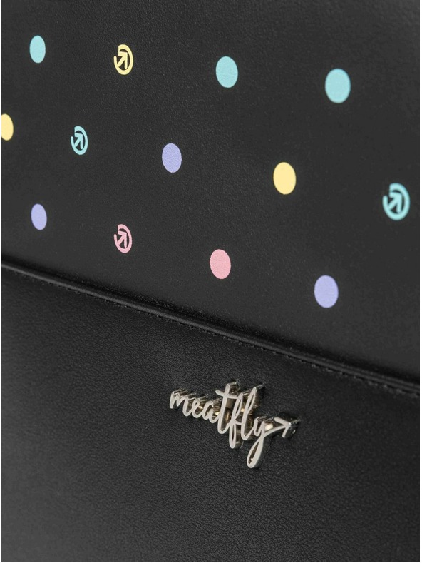 Meatfly Meatfly kabelka Slima Color Dots | Puntíky | Objem 12 L
