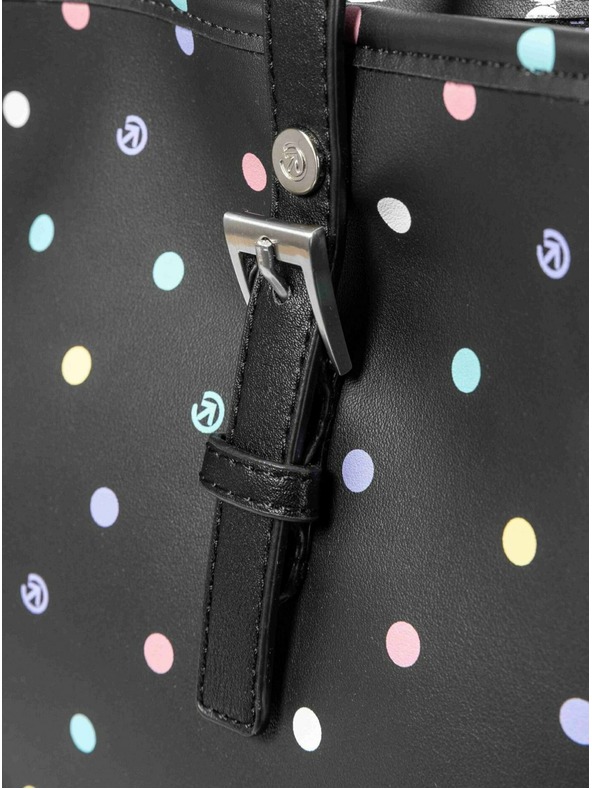 Meatfly Meatfly kabelka Slima Color Dots | Puntíky | Objem 12 L