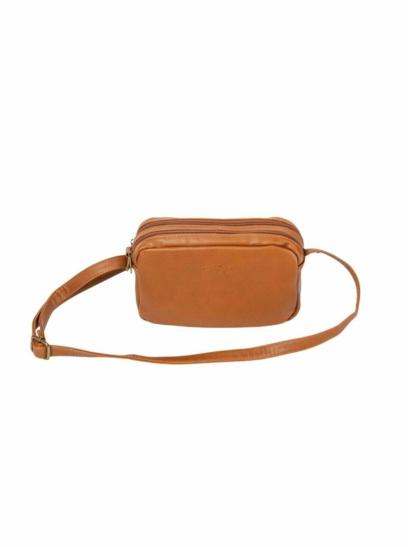 Meatfly Meatfly kabelka Talia Brown | Hnědá | Objem 1,5 L