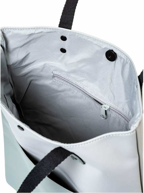 Meatfly Meatfly kabelka Janie Mint / Light Grey | Modrá | Objem 3 L