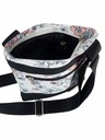 Meatfly Meatfly dámská kabelka Dixie Blossom White | Bílá | Objem 0,4 L