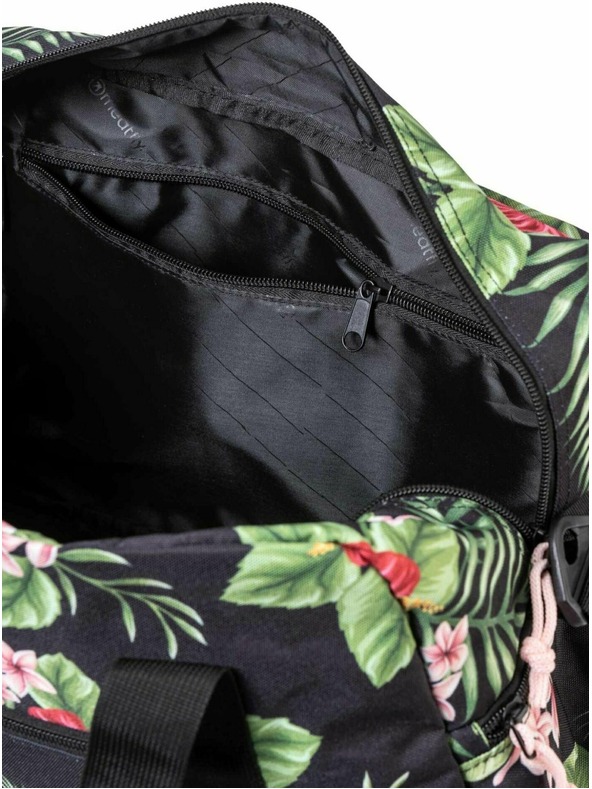 Meatfly Meatfly cestovní taška Mavis Tropical Black | Černá | Objem 26 L
