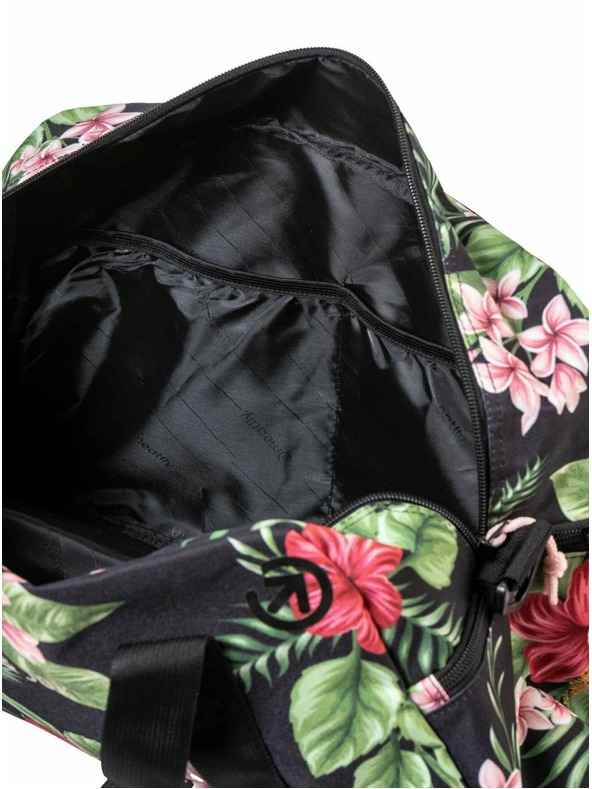 Meatfly Meatfly cestovní taška Mavis Tropical Black | Černá | Objem 26 L