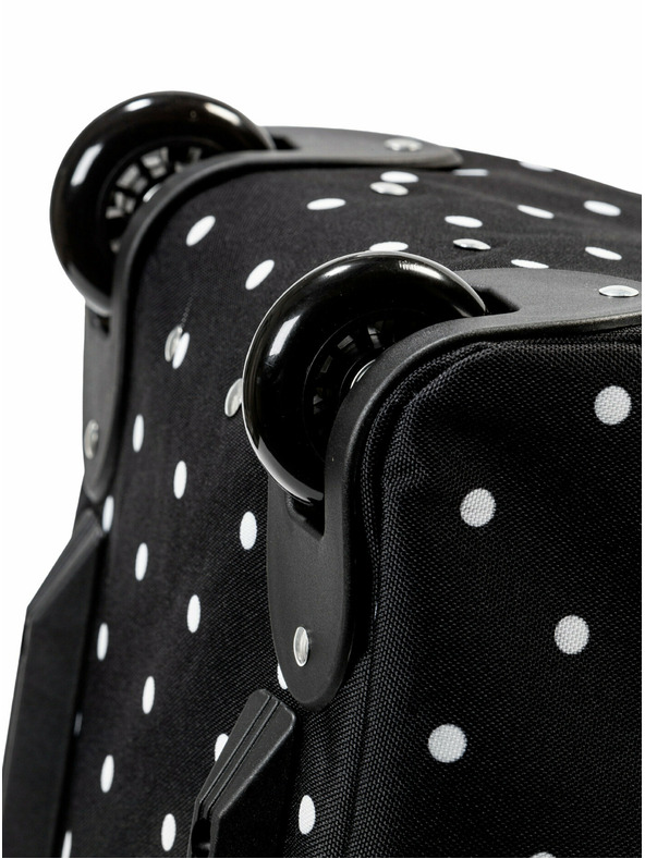 Meatfly Meatfly cestovní taška Gail White Dot/Powder Pink 42 L | Bílá | Objem 42 L