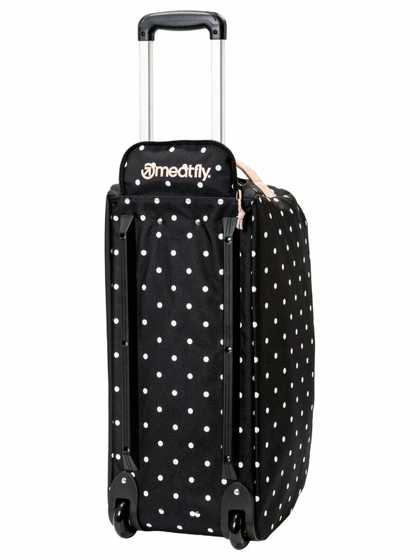 Meatfly Meatfly cestovní taška Gail White Dot/Powder Pink 42 L | Bílá | Objem 42 L
