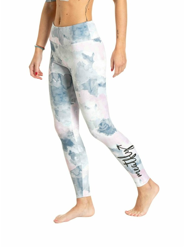 Meatfly Meatfly dámské termo legíny Jenna Clouds Pink