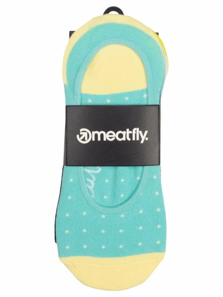 Meatfly Meatfly ponožky Low Socks Triple Pack Yellow Dots | Žlutá | Velikost