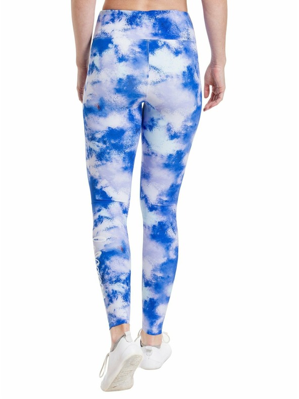 Meatfly Meatfly dámské legíny Arabel Blue Aquarel | Modrá | Velikost