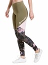 Meatfly Meatfly dámské legíny Arabel Olive/Storm Camo Pink | Zelená | Velikost
