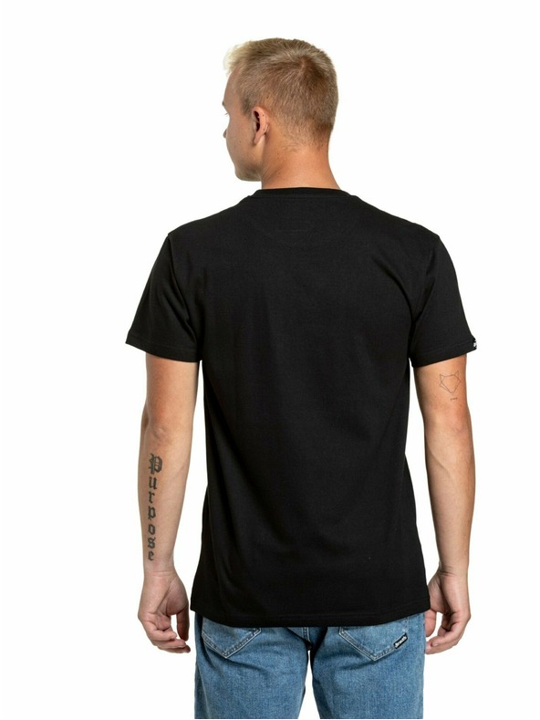 Meatfly Meatfly pánské tričko Dais Black | Černá | Velikost