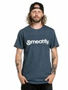 Meatfly Meatfly pánské tričko Joe Navy Heather | Modrá | Velikost