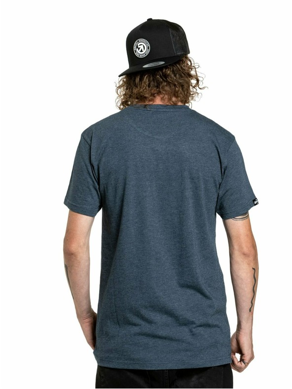 Meatfly Meatfly pánské tričko Joe Navy Heather | Modrá | Velikost
