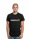 Meatfly Meatfly pánské tričko Logex Grey/Black | Šedá | Velikost S | 100% bavlna