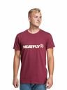 Meatfly Meatfly pánské tričko Logex Dark Wine | Červená | Velikost S | 100% bavlna
