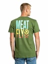 Meatfly Meatfly pánské tričko Phase Olive | Zelená | Velikost