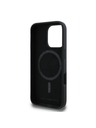 Karl Lagerfeld Karl Lagerfeld Liquid Silicone K&CH Heads MagSafe Zadní Kryt pro iPhone 16 Pro Black