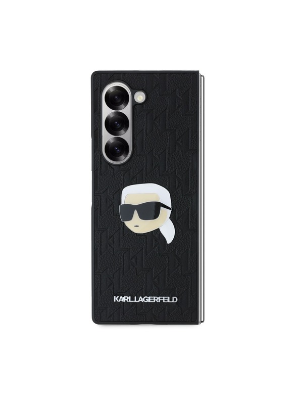 Karl Lagerfeld Karl Lagerfeld PU Saffiano Monogram Karl Head Zadní Kryt pro Samsung Galaxy Z Fold 6 Black